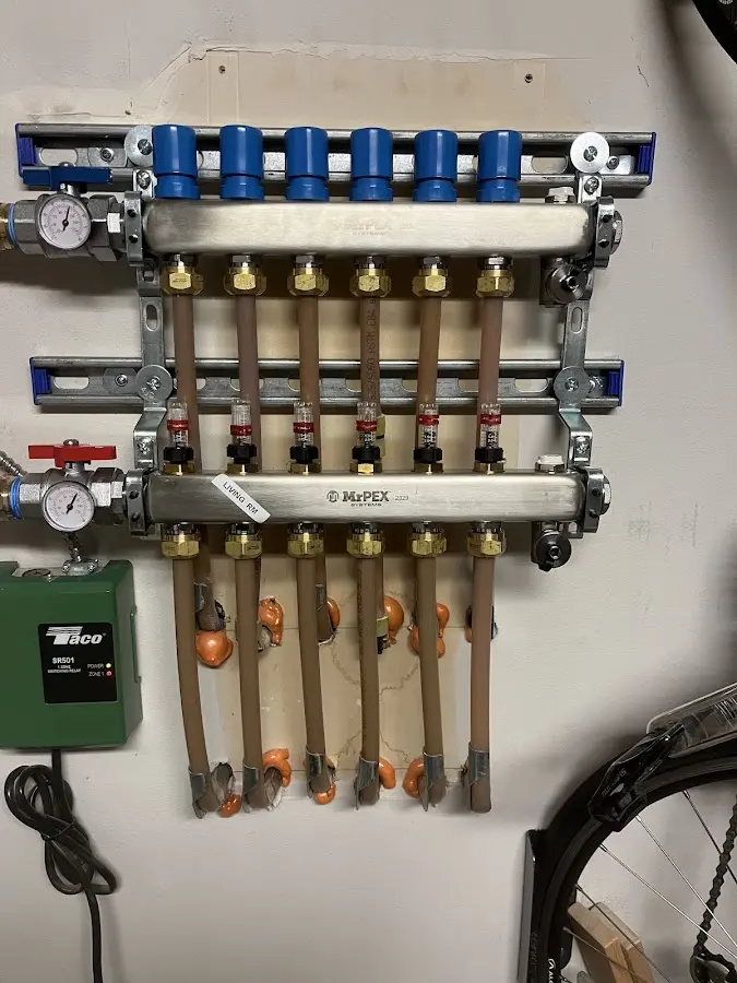 Plumber performing Leak Detection at a residential property in West Dundee